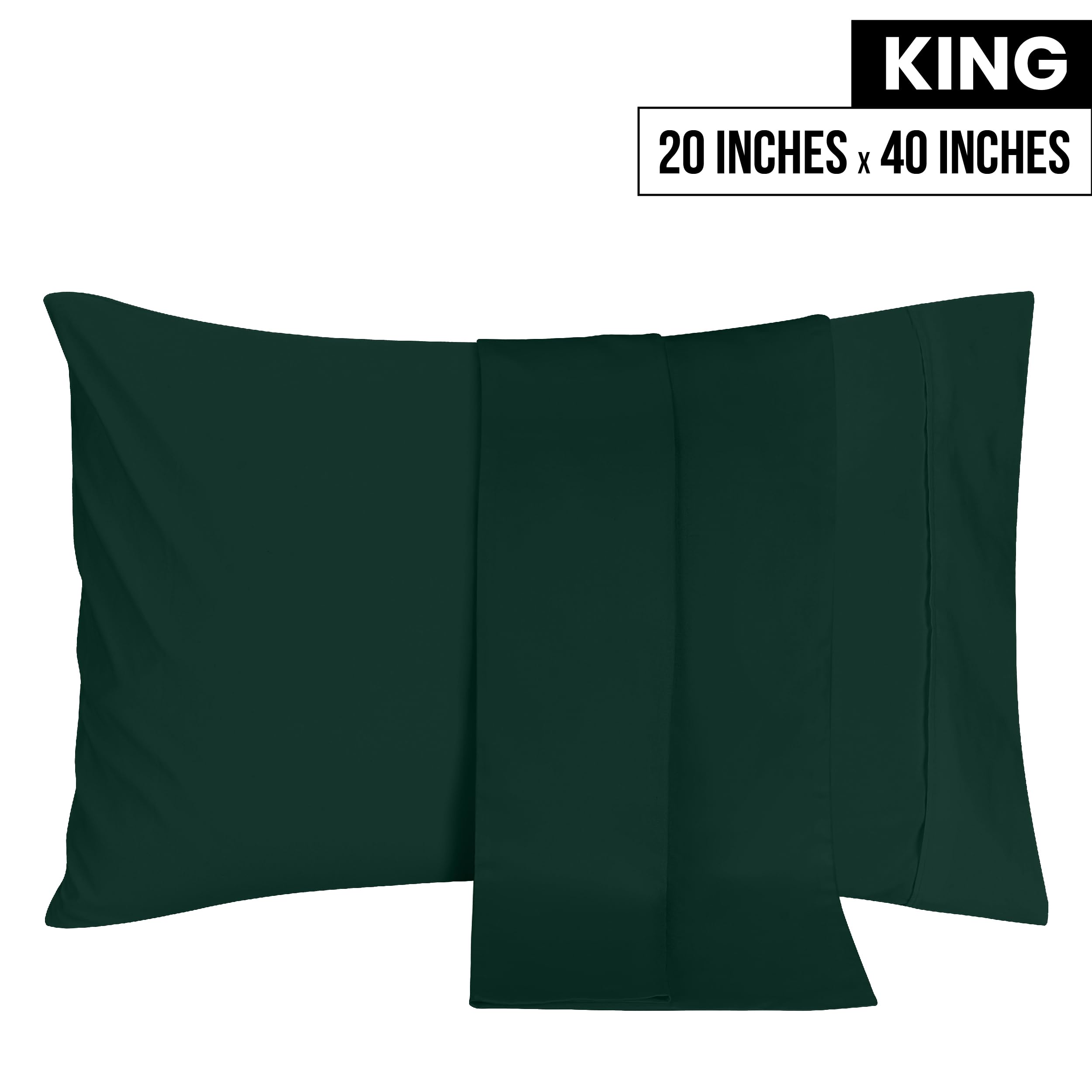 Foto 2 | Fundas De Almohada Utopia Bedding King De 50 X 100 Cm, 2 Unidades, Microfibra - Venta Internacional.