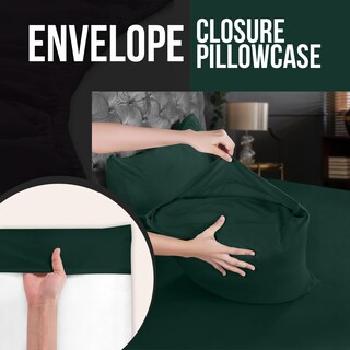 Foto 3 | Fundas De Almohada Utopia Bedding King De 50 X 100 Cm, 2 Unidades, Microfibra - Venta Internacional.