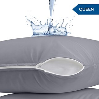 Foto 2 | Protectores De Almohada Utopia Bedding Impermeables (paquete De 2) Tamaño Queen - Venta Internacional.