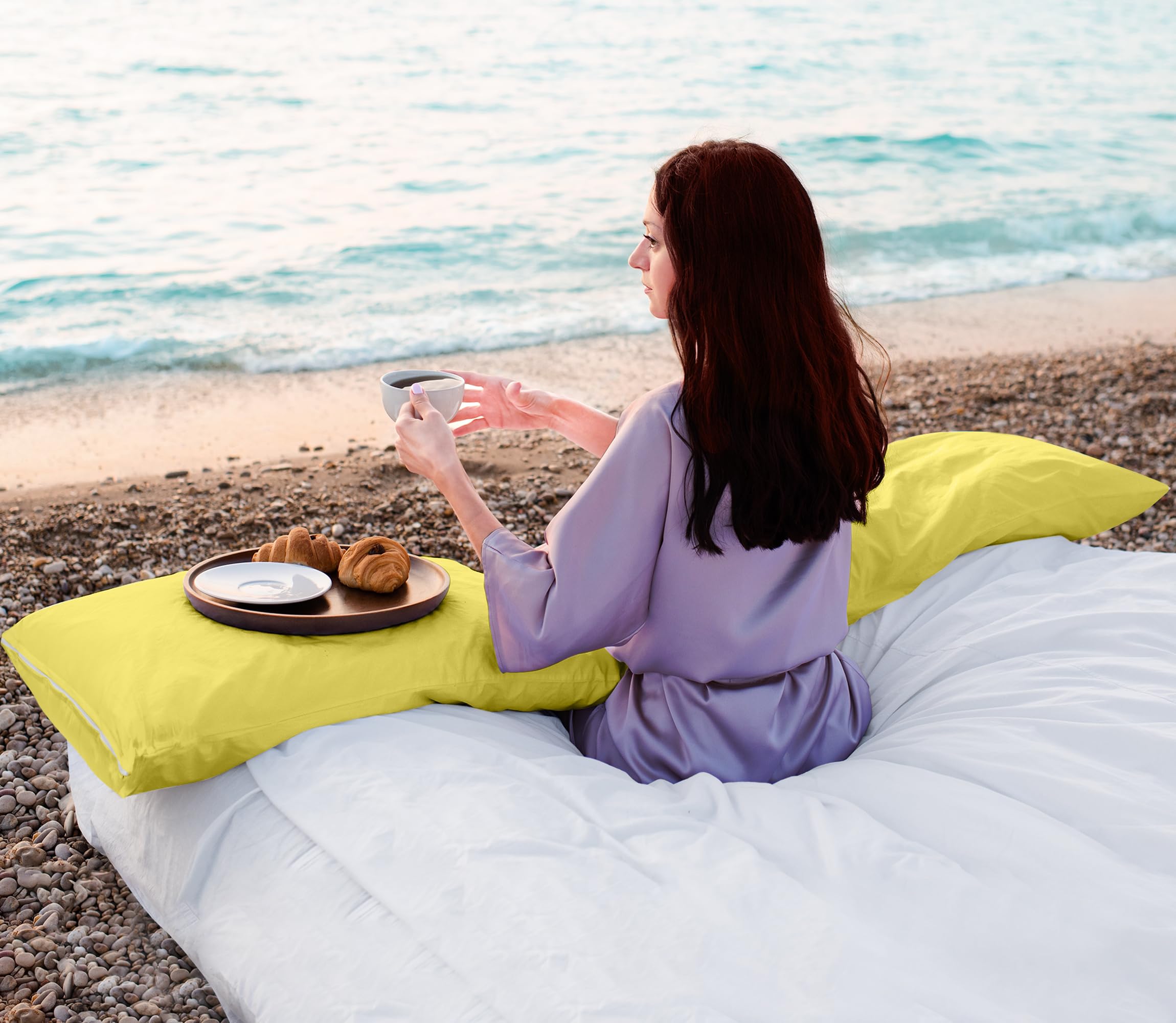 Foto 7 | Protectores De Almohada Utopia Bedding Impermeables (paquete De 2) Tamaño Queen - Venta Internacional.