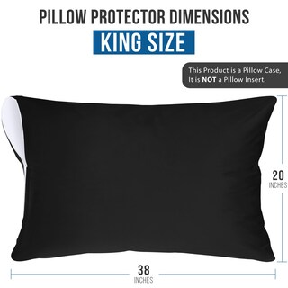 Foto 3 | Protectores De Almohada Utopia Bedding, Impermeables, Tamaño King (paquete De 2) - Venta Internacional.