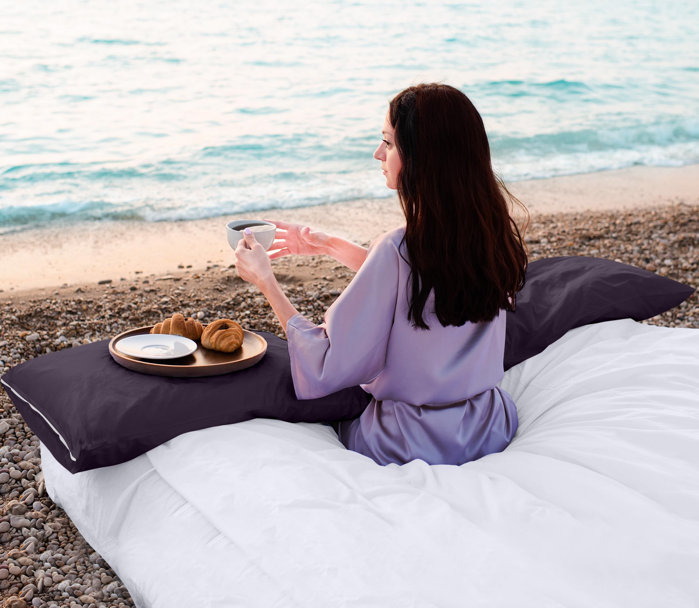 Foto 7 | Protectores De Almohada Utopia Bedding Impermeables (paquete De 2) King - Venta Internacional.