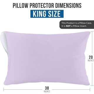 Foto 3 | Protectores De Almohada Utopia Bedding, Impermeables, Tamaño King (paquete De 2) - Venta Internacional.