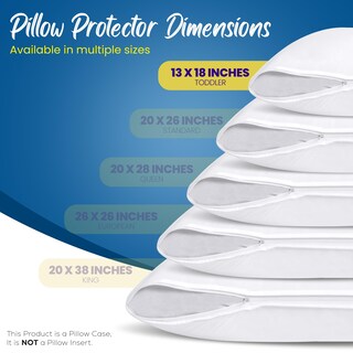 Foto 2 | Protectores De Almohada Utopia Bedding Impermeables Para Niños Pequeños, Paquete De 4 - Venta Internacional.