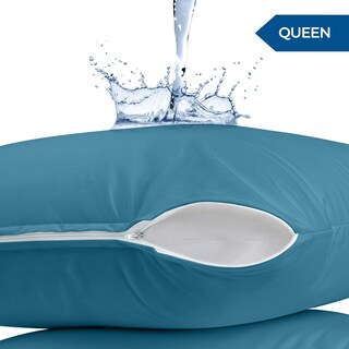 Foto 2 | Protectores De Almohada Utopia Bedding Impermeables (paquete De 2) Tamaño Queen - Venta Internacional.