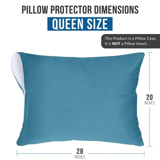 Foto 3 | Protectores De Almohada Utopia Bedding Impermeables (paquete De 2) Tamaño Queen - Venta Internacional.