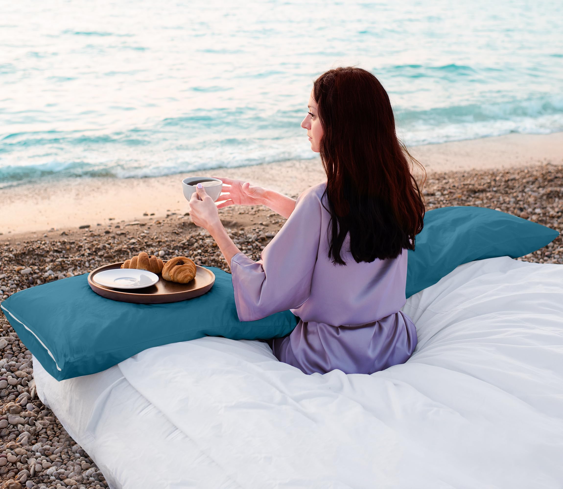 Foto 7 | Protectores De Almohada Utopia Bedding Impermeables (paquete De 2) Tamaño Queen - Venta Internacional.