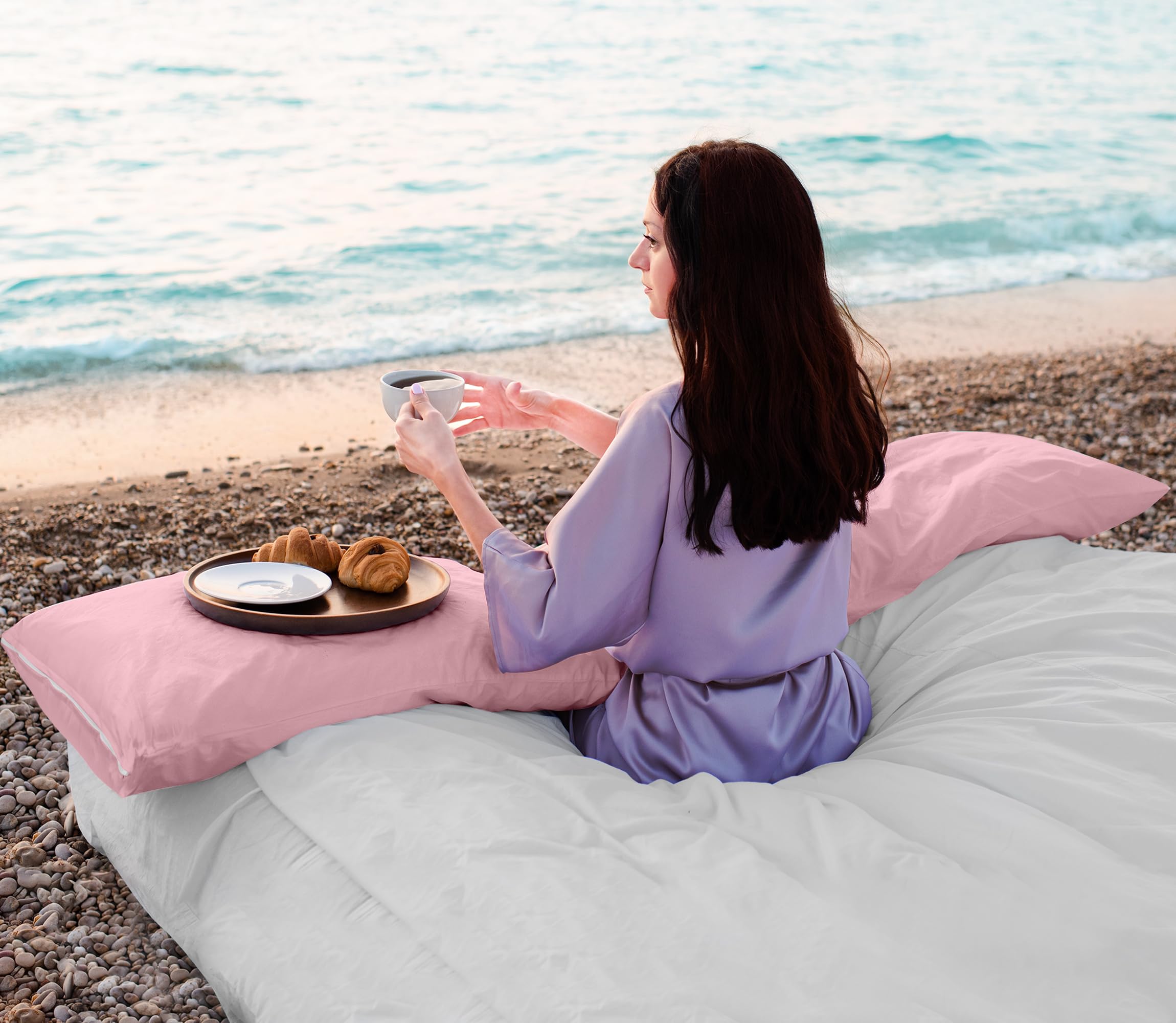 Foto 5 | Protectores De Almohada Utopia Bedding Impermeables (paquete De 2) King - Venta Internacional.