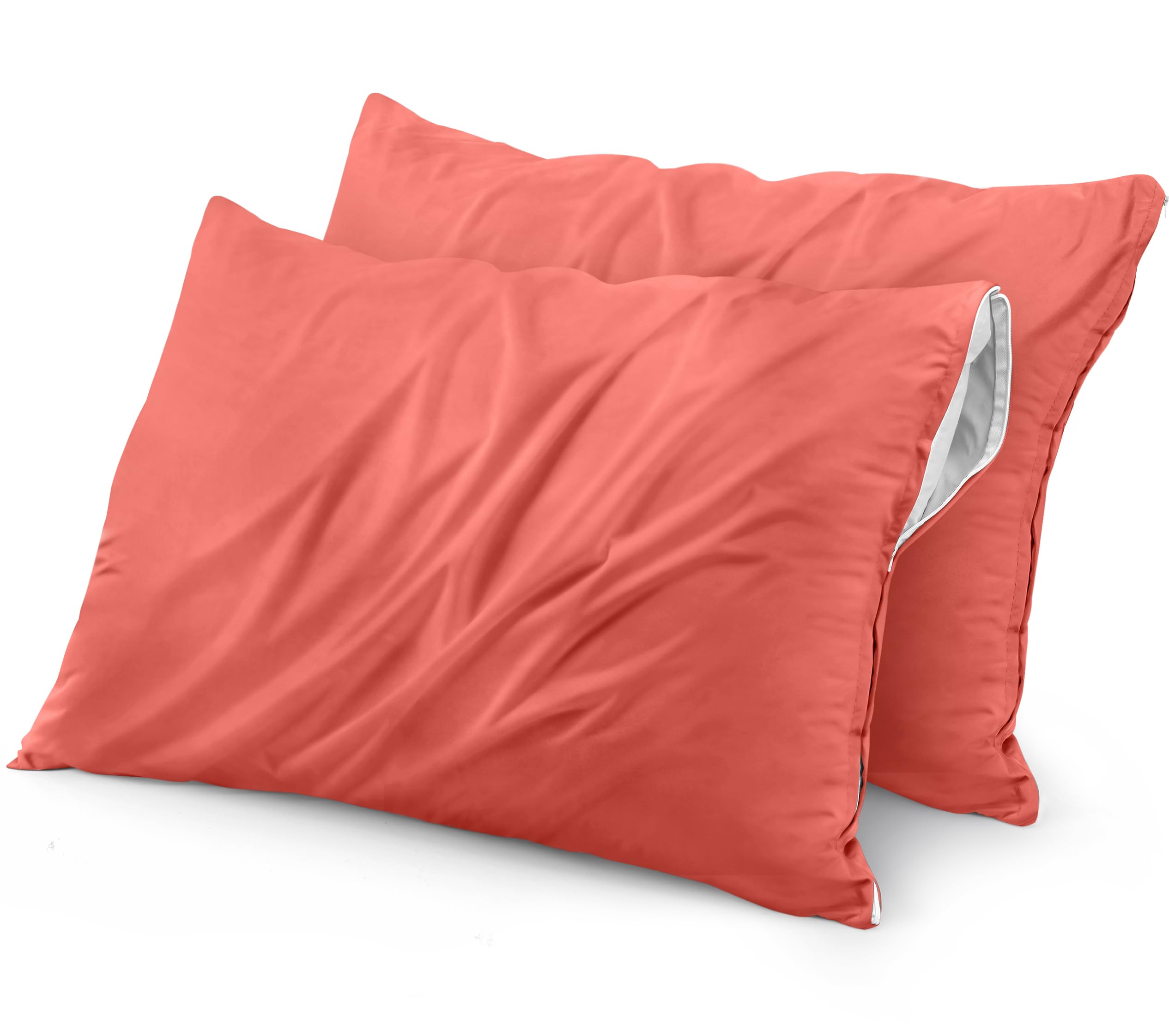 Foto 2 pulgar | Protectores De Almohada Utopia Bedding Impermeables (paquete De 2) Tamaño Queen - Venta Internacional.