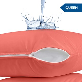 Foto 2 | Protectores De Almohada Utopia Bedding Impermeables (paquete De 2) Tamaño Queen - Venta Internacional.