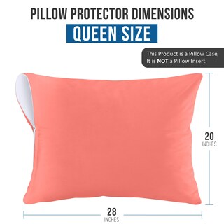 Foto 3 | Protectores De Almohada Utopia Bedding Impermeables (paquete De 2) Tamaño Queen - Venta Internacional.
