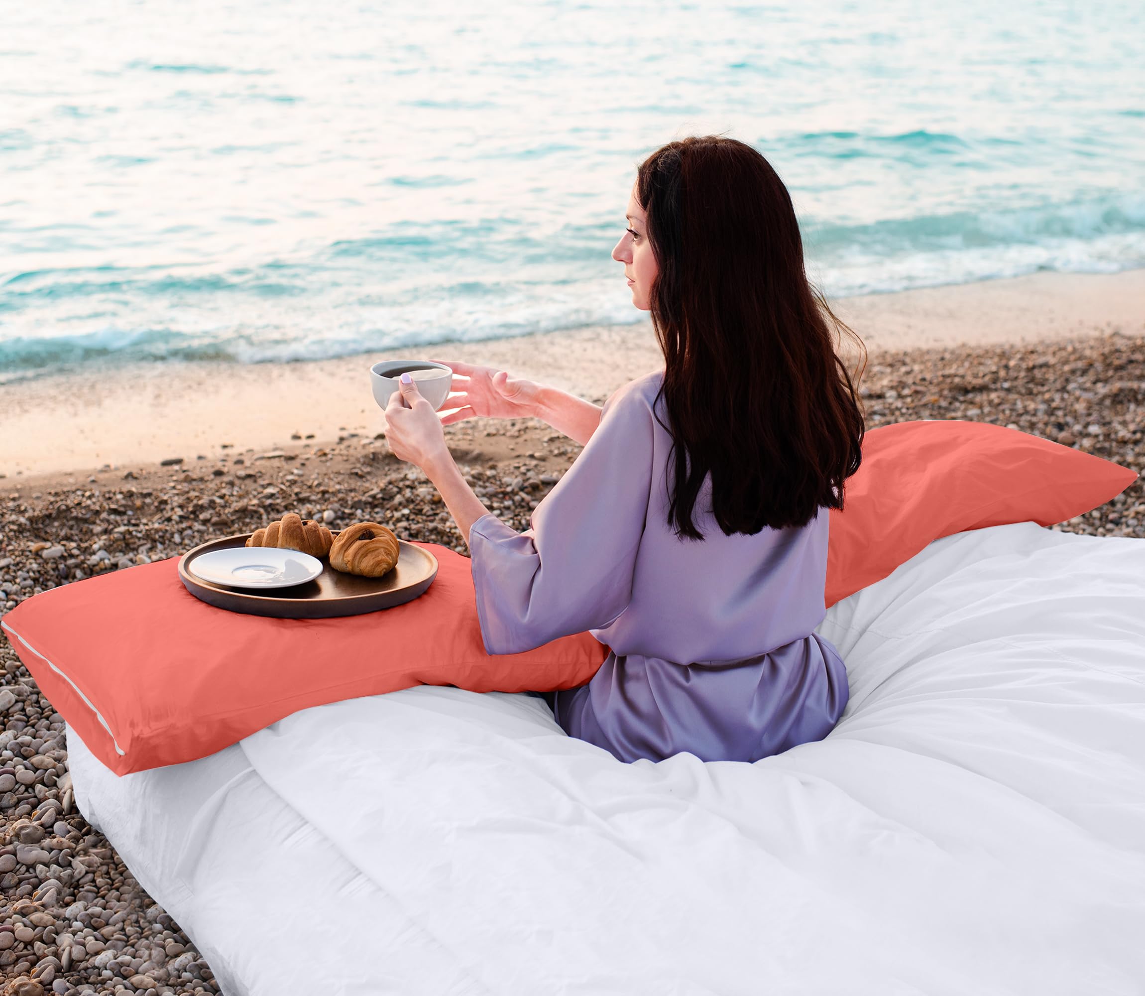 Foto 7 | Protectores De Almohada Utopia Bedding Impermeables (paquete De 2) Tamaño Queen - Venta Internacional.