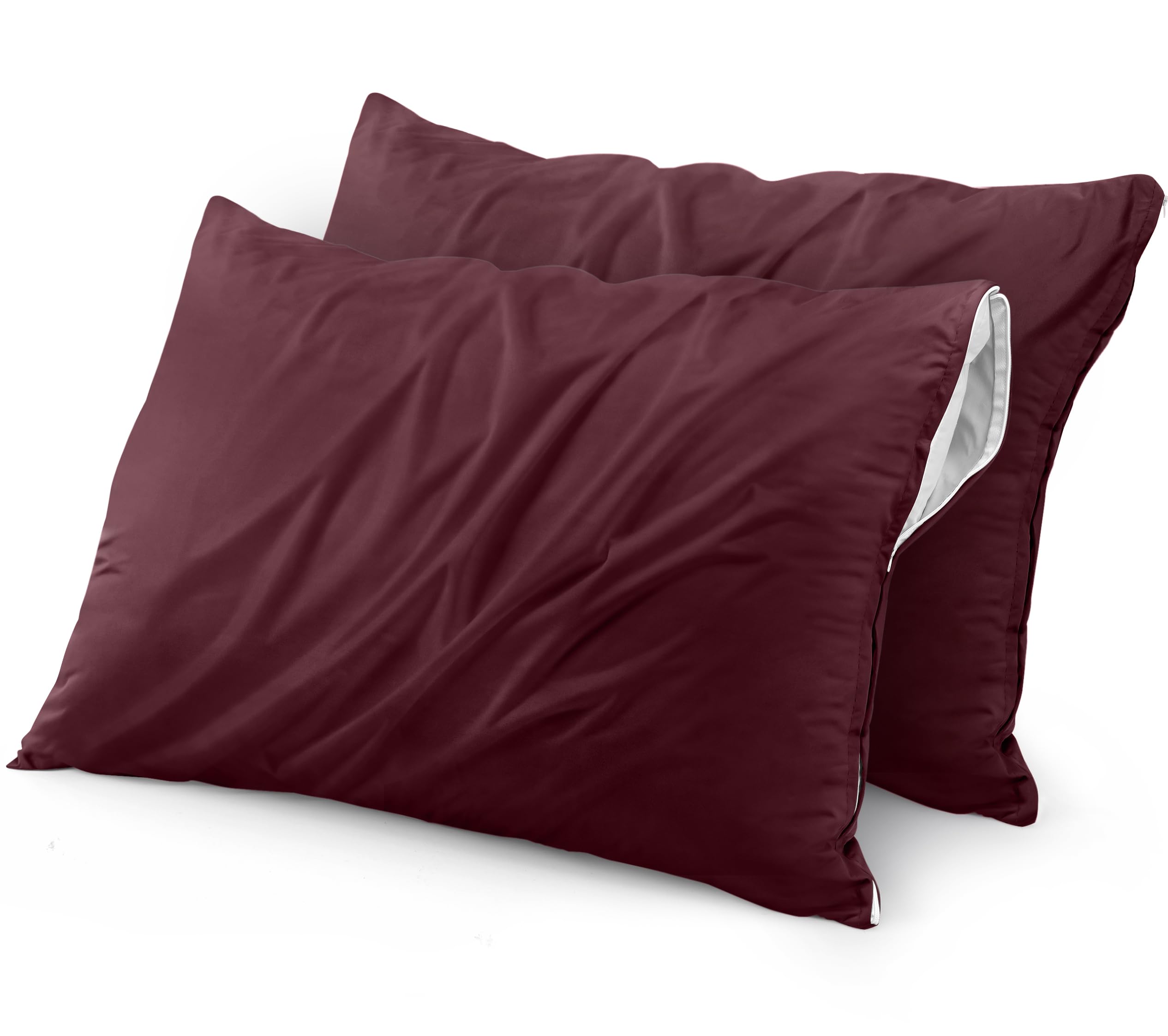 Foto 2 pulgar | Protectores De Almohada Utopia Bedding Impermeables (paquete De 2) Tamaño Queen - Venta Internacional.