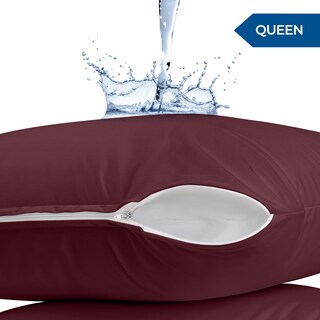 Foto 2 | Protectores De Almohada Utopia Bedding Impermeables (paquete De 2) Tamaño Queen - Venta Internacional.