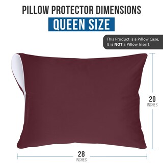 Foto 3 | Protectores De Almohada Utopia Bedding Impermeables (paquete De 2) Tamaño Queen - Venta Internacional.