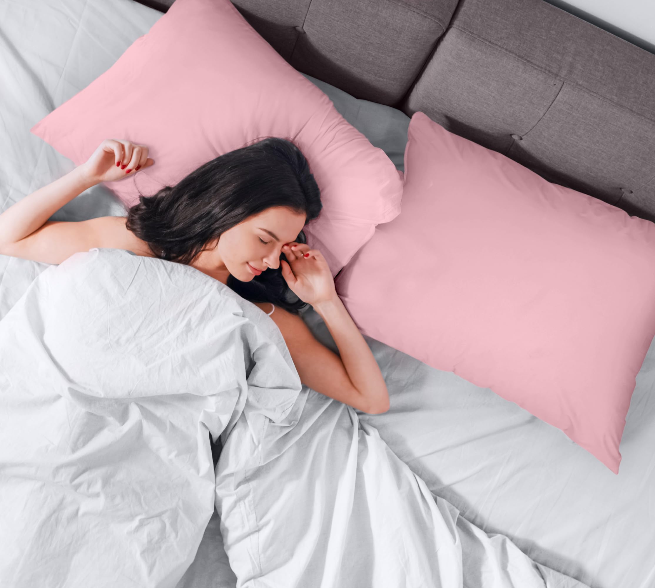 Foto 6 pulgar | Protectores De Almohada Utopia Bedding Impermeables (paquete De 2, Rosa) - Venta Internacional.