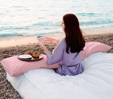 Foto 7 | Protectores De Almohada Utopia Bedding Impermeables (paquete De 2, Rosa) - Venta Internacional.
