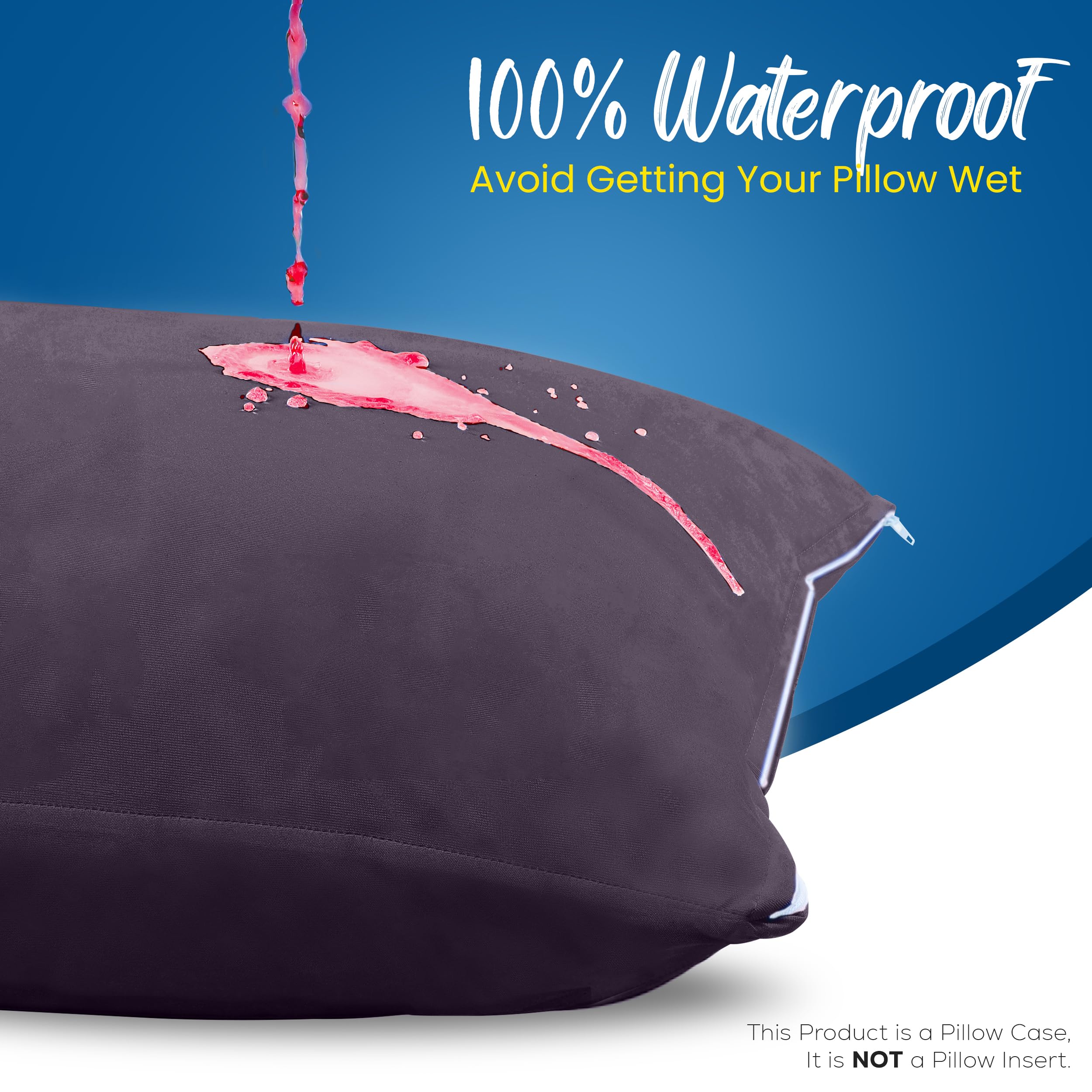 Foto 4 pulgar | Protectores De Almohada Utopia Bedding, Impermeables, Tamaño King, 4 Unidades - Venta Internacional.