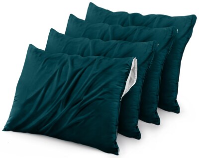 Foto 1 | Protectores De Almohada Utopia Bedding, Impermeables, Tamaño Queen, Color Verde Azulado, 4 Unidades - Venta Internaci