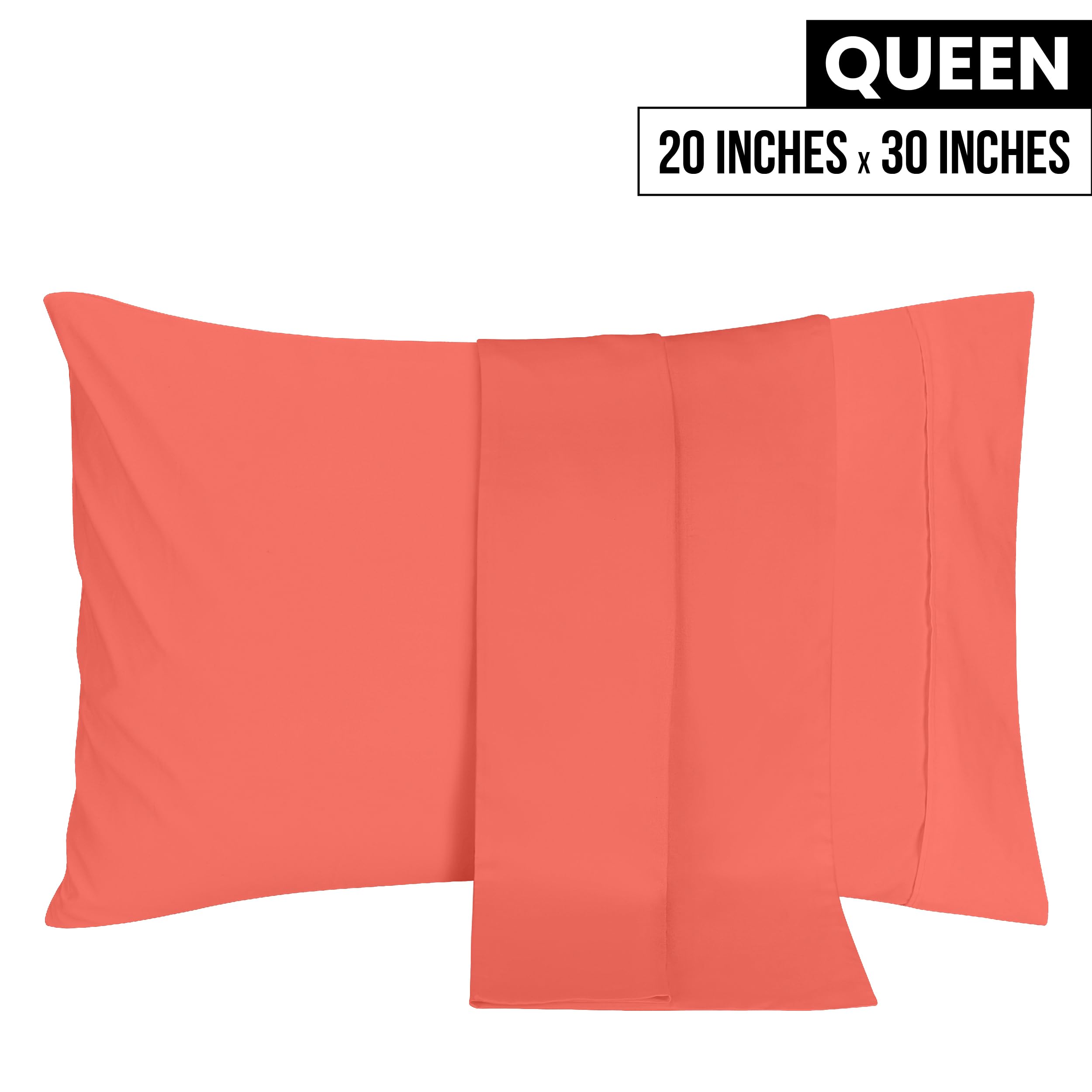 Foto 2 | Fundas De Almohada Utopia Bedding Queen, Paquete De 2 Unidades, Microfibra Suave - Venta Internacional.