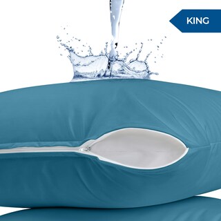 Foto 2 | Protectores De Almohada Utopia Bedding, Impermeables, Tamaño King (paquete De 2) - Venta Internacional.