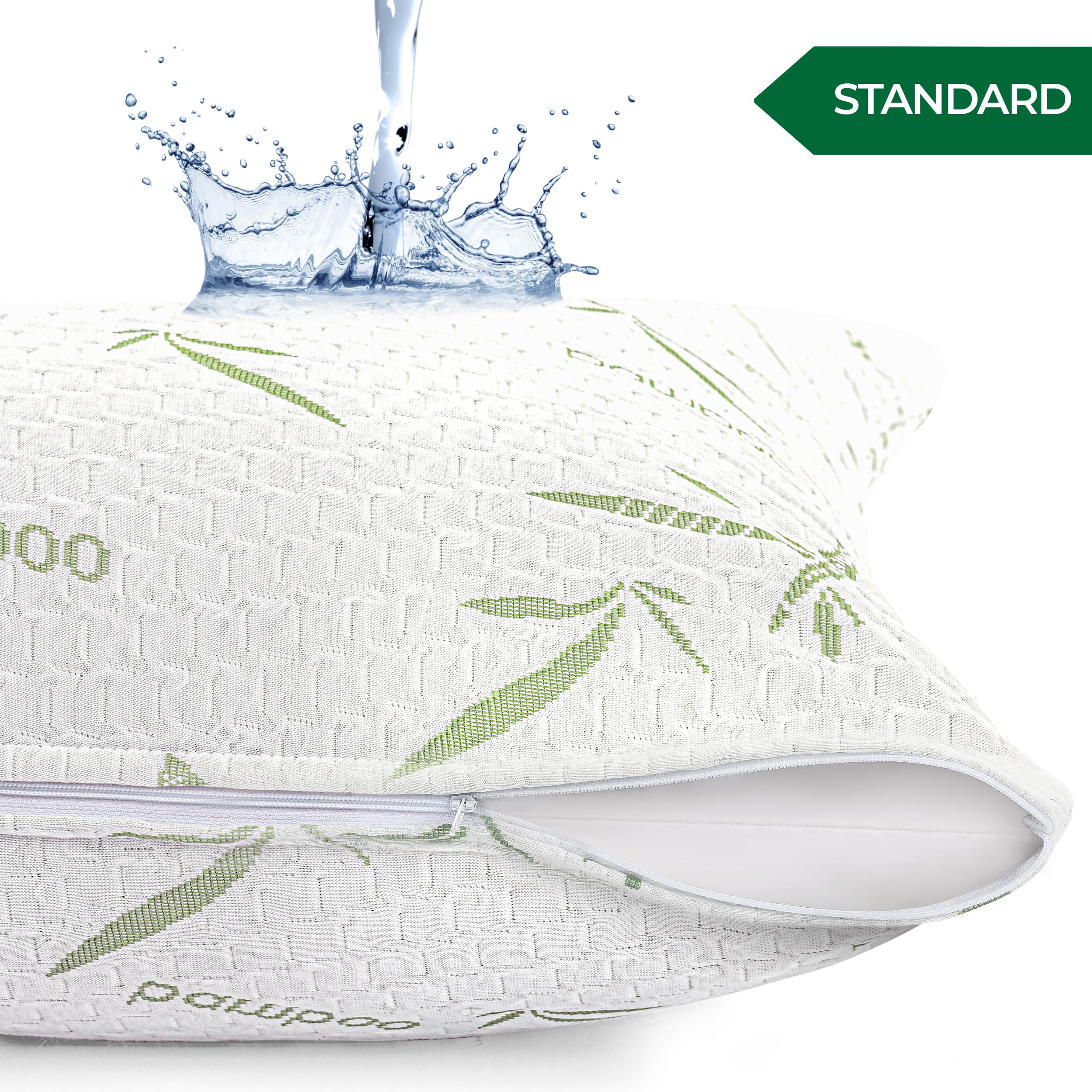 Foto 3 pulgar | Protector De Almohada Utopia Bedding De Viscosa De Bambú Impermeable - Venta Internacional.
