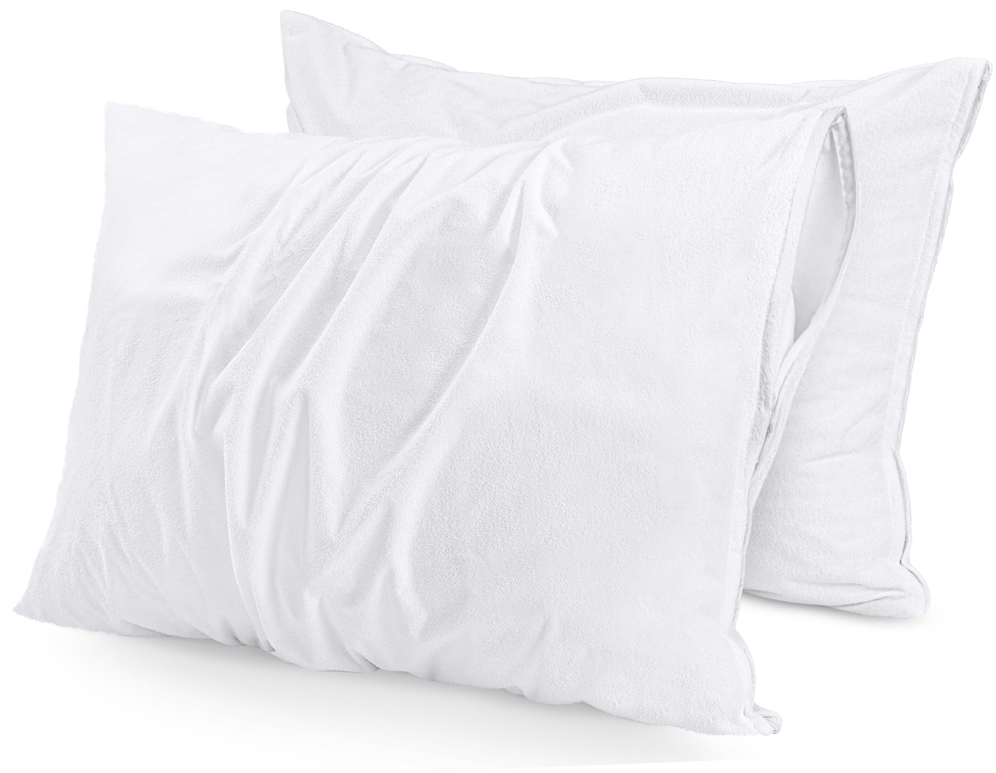 Foto 2 pulgar | Protectores De Almohada Impermeables Utopia Bedding Tamaño Queen (paquete De 2) - Venta Internacional.