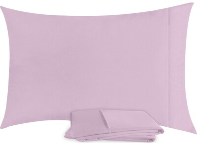 Foto 2 | Fundas De Almohada Utopia Bedding King De 50 X 100 Cm, Paquete De 2 Unidades, Color Lavanda - Venta Internacional.