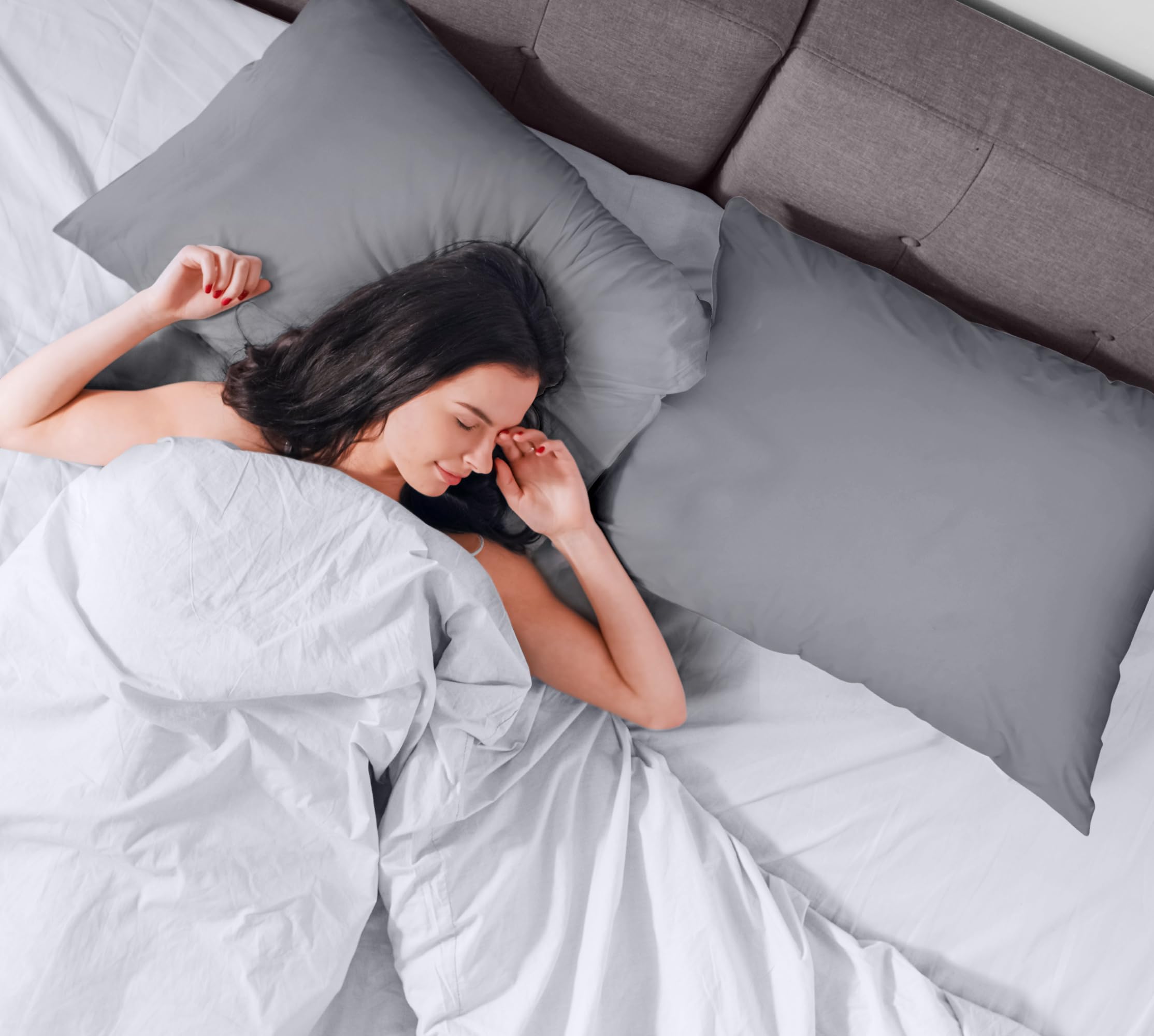 Foto 6 pulgar | Protectores De Almohada Utopia Bedding Impermeables (paquete De 2) King - Venta Internacional.