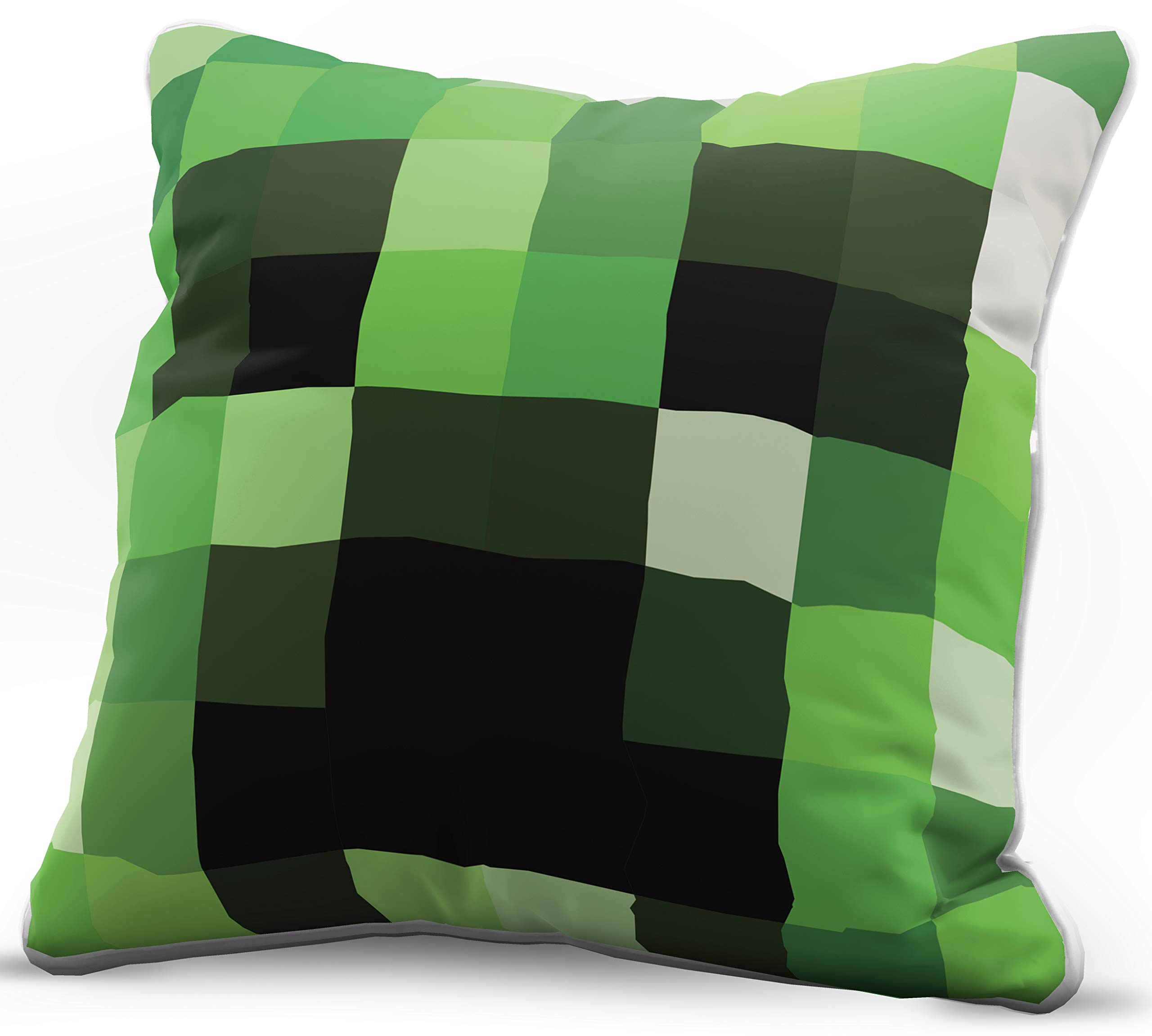 Funda De Almohada Decorativa Jay Franco Minecraft Creeper - Venta Internacional.