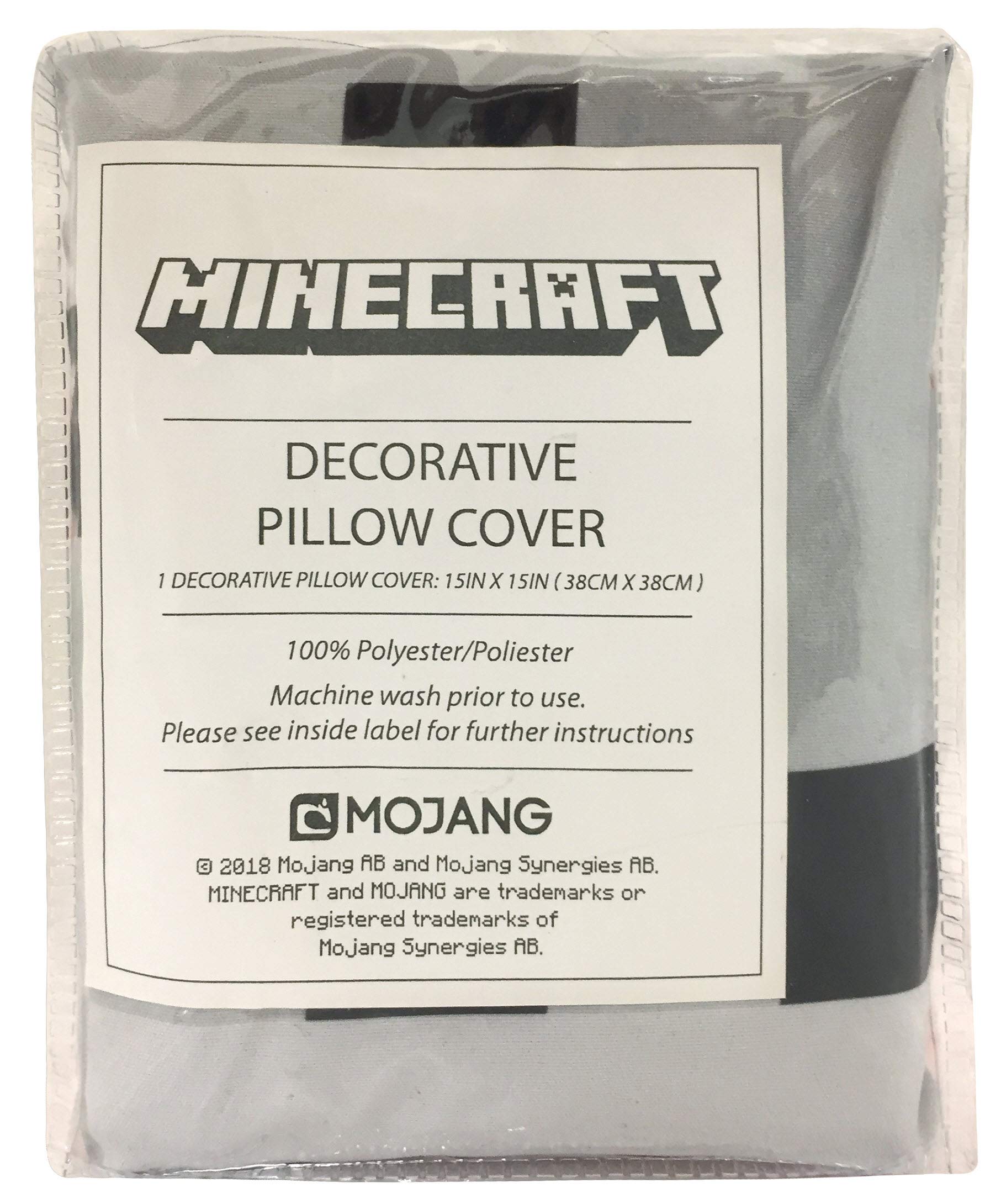 Foto 5 pulgar | Funda De Almohada Decorativa Con Diseño De Jay Franco Minecraft Tnt - Venta Internacional.