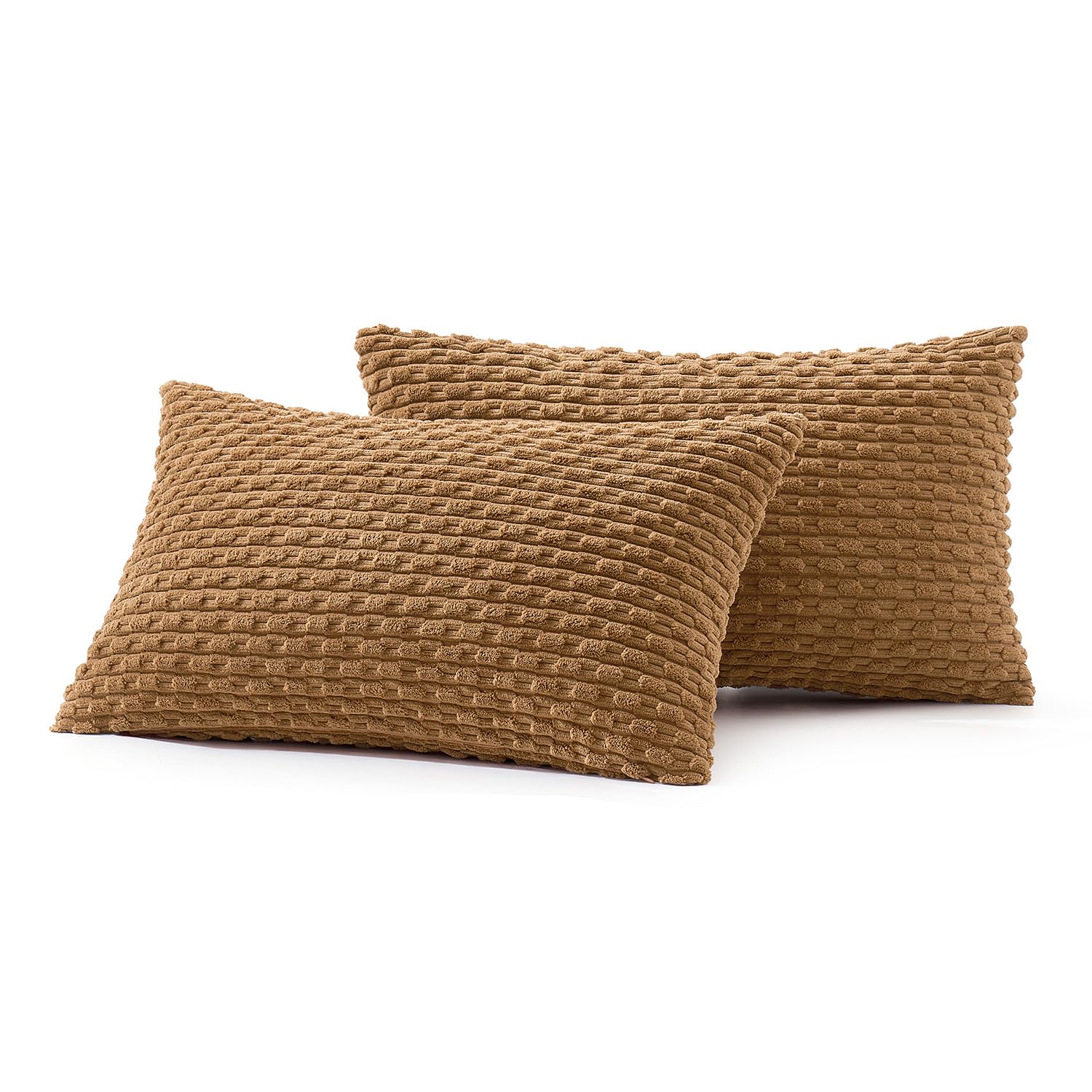 Foto 7 pulgar | Fundas De Cojín Miulee De Pana Suave A Rayas, 30 X 50 Cm, 2 Unidades - Venta Internacional.
