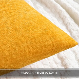 Foto 2 | Fundas De Almohada Miulee, Felpilla, Color Amarillo Ganso, 50 X 50 Cm, Paquete De 2 - Venta Internacional.