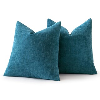 Foto 6 | Fundas De Cojín Decorativas Miulee, Felpilla, 45 X 45 Cm, Color Verde Azulado - Venta Internacional.