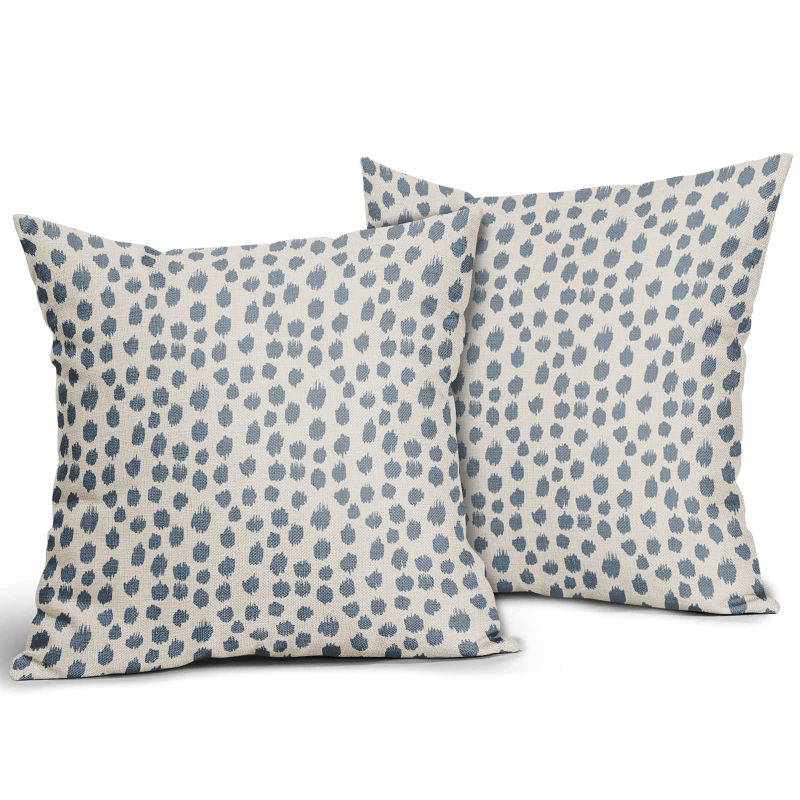 Foto 3 pulgar | Fundas De Almohada Sweetshow Dusty Blue Cream, 60 X 60 Cm, Juego De 2 - Venta Internacional.