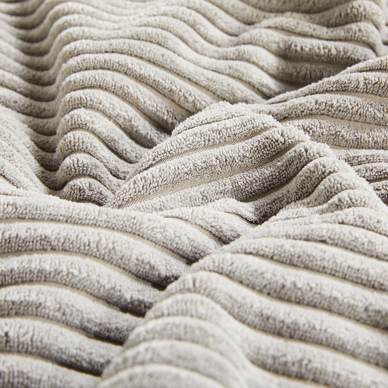 Foto 6 pulgar | Fundas De Almohada Fancy Homi, Pana, Color Gris Neutro, 35 X 60 Cm, Paquete De 2 - Venta Internacional.