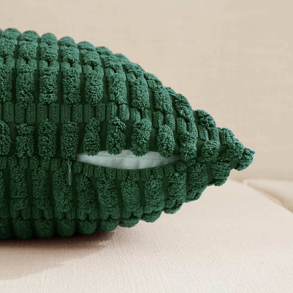 Foto 4 pulgar | Fundas De Cojín Fancy Homi Boho, Color Verde Oscuro, 60 X 60 Cm, Paquete De 2 - Venta Internacional.