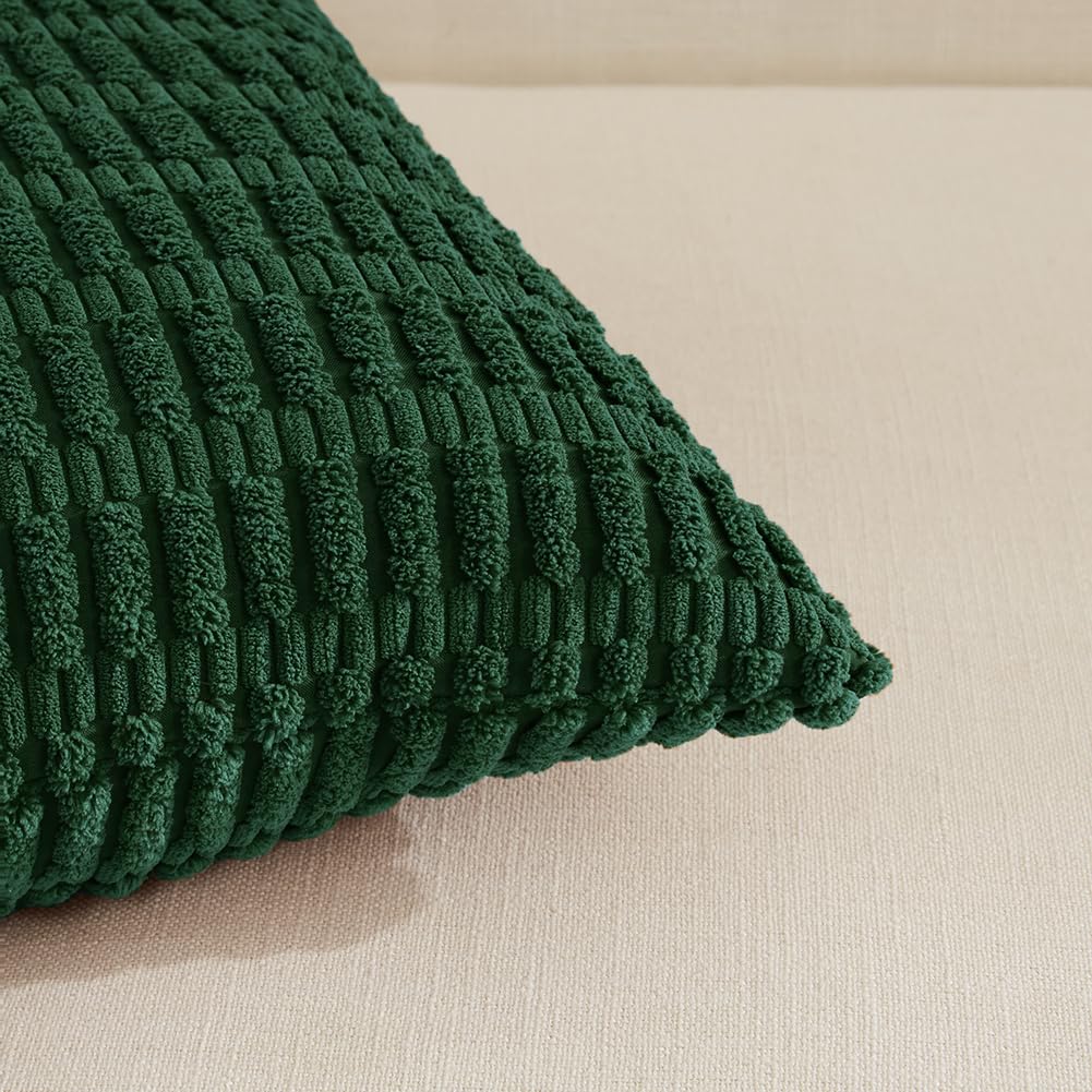 Foto 5 pulgar | Fundas De Cojín Fancy Homi Boho, Color Verde Oscuro, 60 X 60 Cm, Paquete De 2 - Venta Internacional.