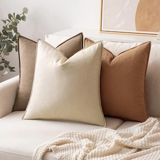 Foto 4 | Fundas De Almohada Miulee De Lino Marrón, 50 X 50 Cm, Paquete De 2 - Venta Internacional.