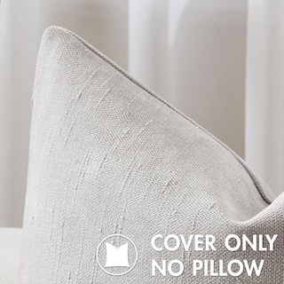 Foto 2 | Fundas De Cojín Decorativas Miulee, Felpilla, 45 X 45 Cm, Gris Y Blanco - Venta Internacional.