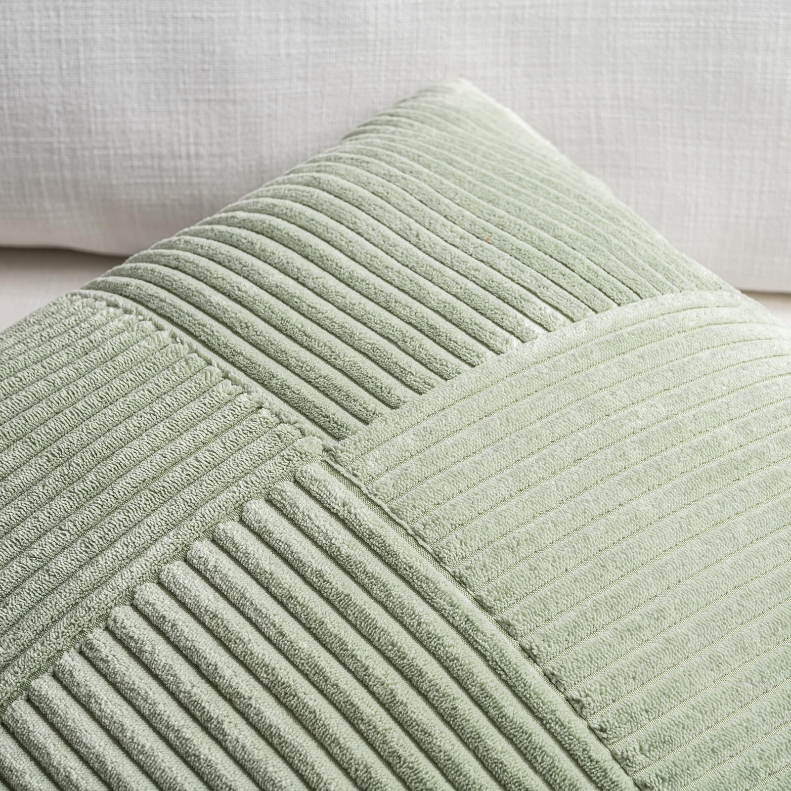 Foto 5 pulgar | Funda De Cojín Fancy Homi De Pana Verde Salvia, 36 X 90 Cm - Venta Internacional.