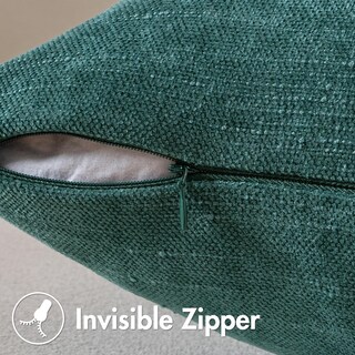 Foto 5 | Fundas De Cojín Decorativas Miulee, Felpilla, 45 X 45 Cm, Color Verde Azulado - Venta Internacional.