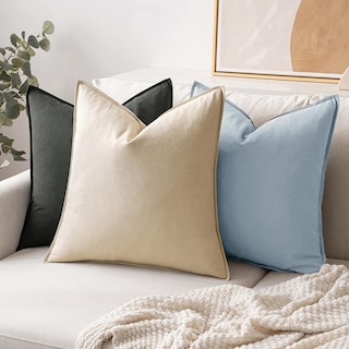 Foto 4 | Fundas De Almohada Miulee De Lino Azul Claro De 50 X 50 Cm, Paquete De 2 - Venta Internacional.