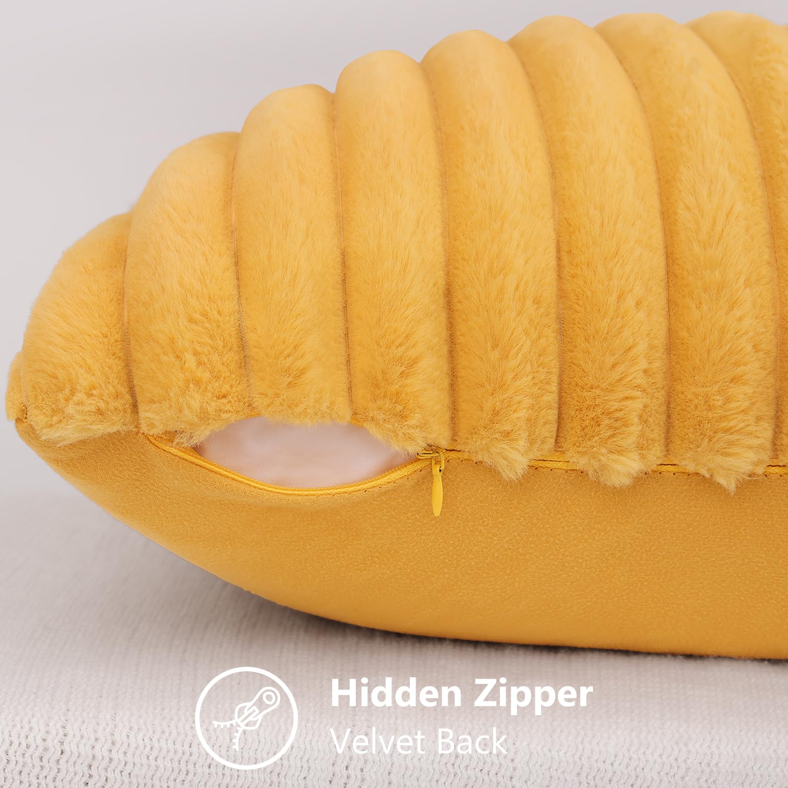 Foto 4 pulgar | Juego De 2 Fundas De Cojín Decoruhome, Piel Sintética, 22 X 22 Cm - Venta Internacional.