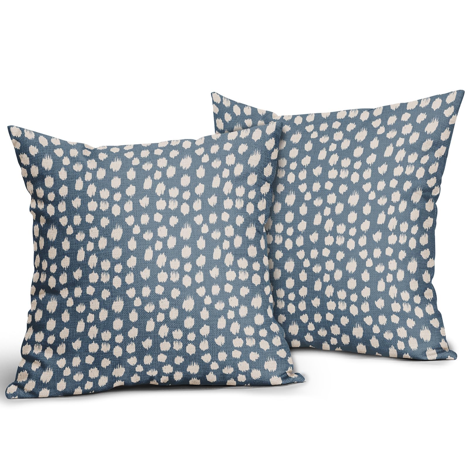 Foto 3 pulgar | Fundas De Almohada Sweetshow Dusty Blue Cream, 55 X 55 Cm, Juego De 2 - Venta Internacional.