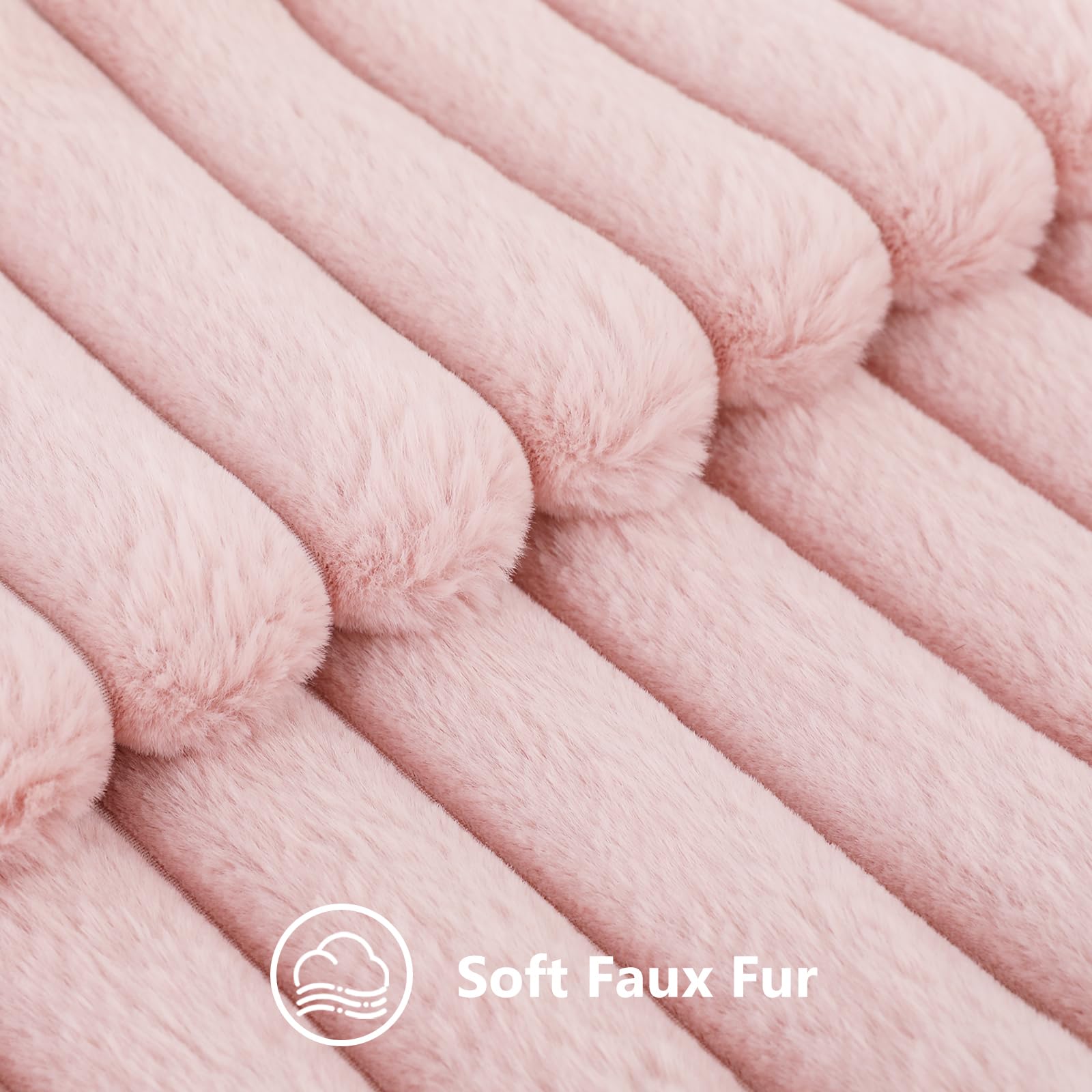 Foto 2 | Fundas De Cojín Decoruhome De Piel Sintética Primaveral De 55 X 55 Cm, Color Rosa - Venta Internacional.
