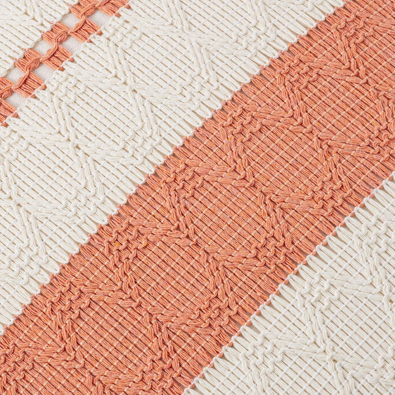 Foto 5 pulgar | Funda De Cojín Decorativa Fancy Homi Boho Coral Euro - Venta Internacional.