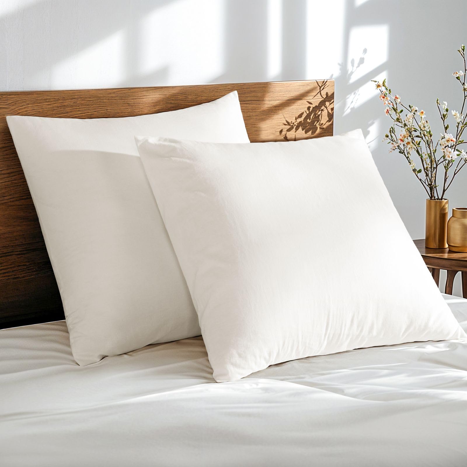 Funda De Almohada Sonoro Kate 100% Lino Francés De 26 X 26 Cm, Paquete De 2 - Venta Internacional.