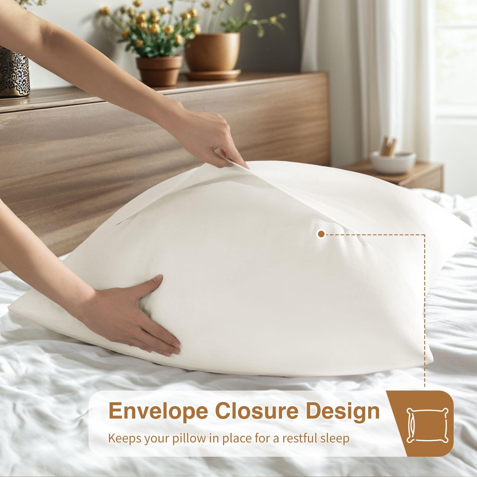Foto 4 pulgar | Funda De Almohada Sonoro Kate 100% Lino Francés De 26 X 26 Cm, Paquete De 2 - Venta Internacional.