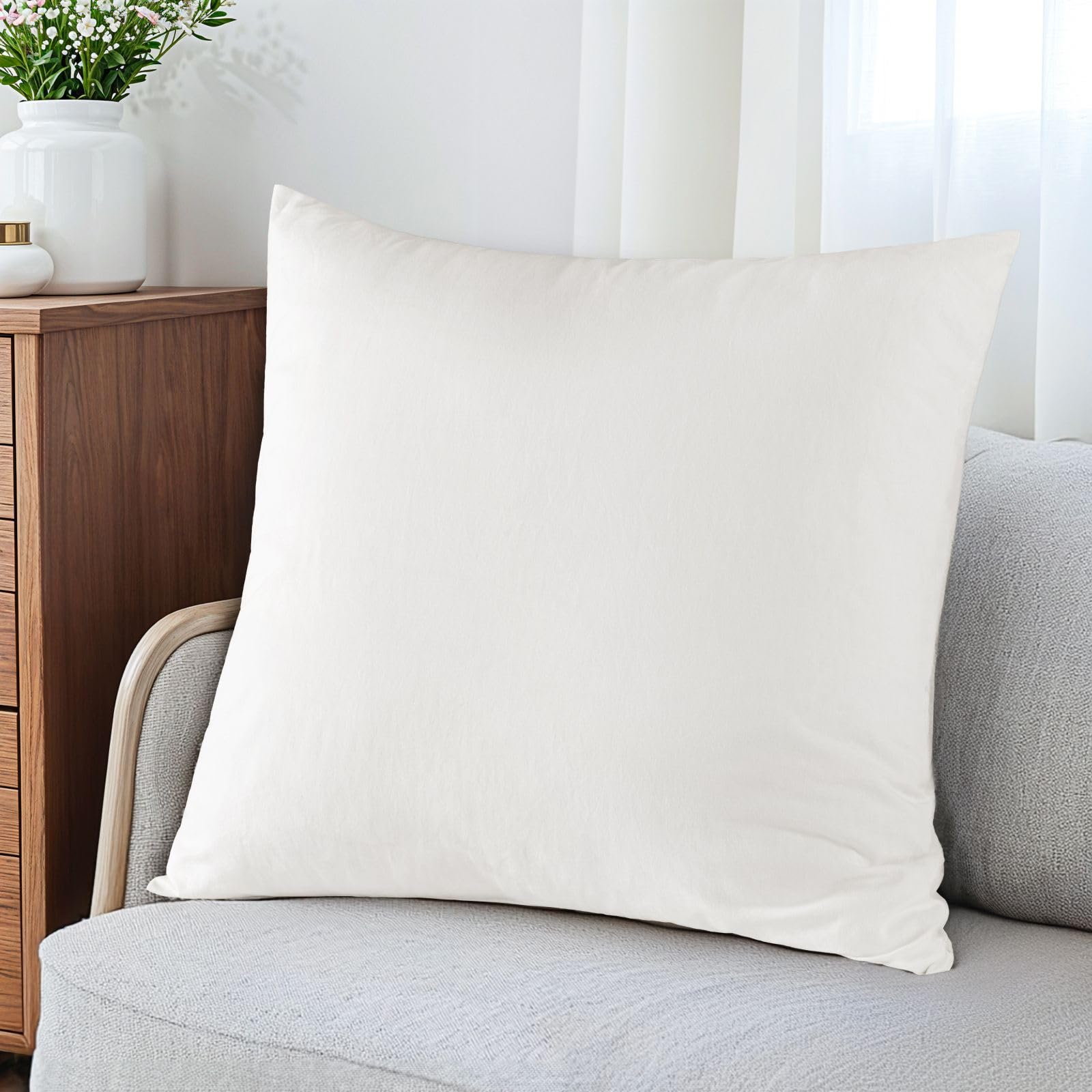 Foto 7 | Funda De Almohada Sonoro Kate 100% Lino Francés De 26 X 26 Cm, Paquete De 2 - Venta Internacional.